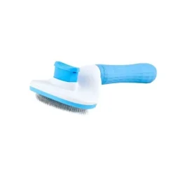 All Fur You Self Cleaning Comb Blue