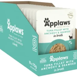 Applaws Cat Broth Pouch Tuna & Anchovy 70g *16 Pack