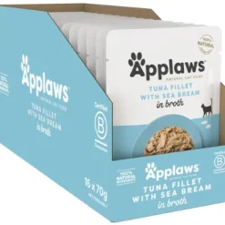 Applaws Cat Broth Pouch Tuna Sea Bream 70 *16 Pack