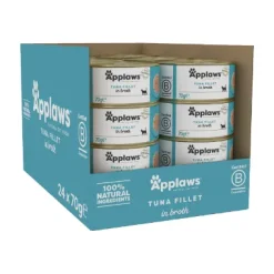 Applaws Cat Tin Tuna Fillet 70g * 24 Pack