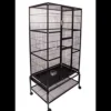 AviOne Square Tall Cage Black 83.5 X 53.5 X 180.5cm
