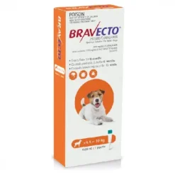 Bravecto Spot On Dog Orange 4.5 to 10kg