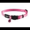 Cat Collar-Glowcat With Safeloc Pink 8mm
