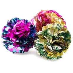 Cat Foil Crinkle Balls