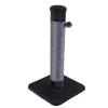 Cat Scratch Post Black Plush Medium
