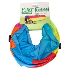 Cat Tunnel Multi Coloured 90cm