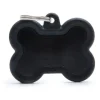 Dog Tag Hush Design Bone Black
