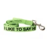 Dog Traits 'I Like to Say Hi' Green Lead