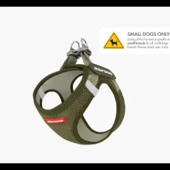 EzyDog Form Fit Mesh Harness Green