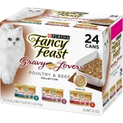 Fancy Feast Gravy Poultry & Beef x24