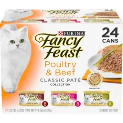 Fancy Feast Poultry & Beef Pate x24