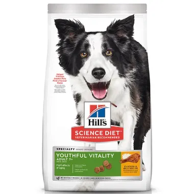 Hills Dog Food Youthful Vitality Adult 7+