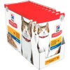 Hills Feline Pouch Mature Adult 7+ Chicken 12 Pack