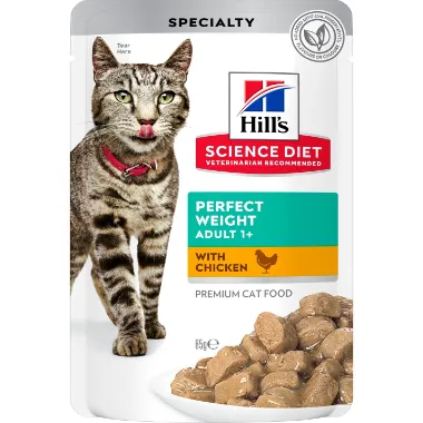 Hills Feline Pouch Perfect Weight Chicken 85g