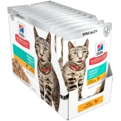 Hills Feline Pouch Perfect Weight Chicken 12 Pack