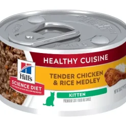 Hills Kitten Healthy Cuisine Chicken & Rice Medley 79g