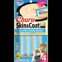 Inaba Cat Churu Skin & Coat Tuna & Scallop 56g