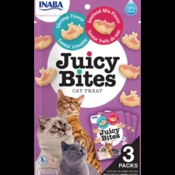 Inaba Cat Juicy Bites Shrimp & Seafood 34g