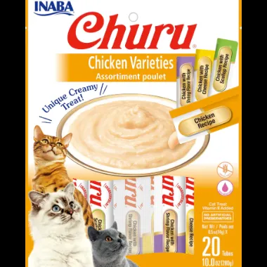 Inaba Churu Mousse Chicken Variety 20 x 14g Pack