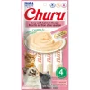Inaba Churu Mousse Treat Salmon and Tuna 4 Tubes 56g