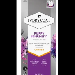 Ivory Coat Raw Health Puppy Immunity Chicken Wet 100g