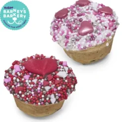 Kazoo Barneys Barkery Dog Cupcake Duo - Hearts 35gm