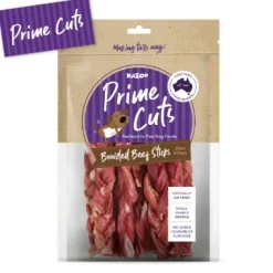 Kazoo Prime Cuts Braided Beef Sticks 20cm - 6 Pack