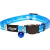 Kiddycat Safeloc Collar Royal Birds 8mm (16.5-23cm)