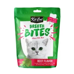 Kit Cat Breath Bites Beef Flavour Cat Treat 60g
