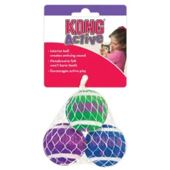KONG Tennis Ball with Bell Cat Toy