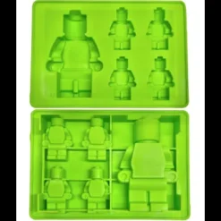 Lego Men Silicone Mould Green / Lime
