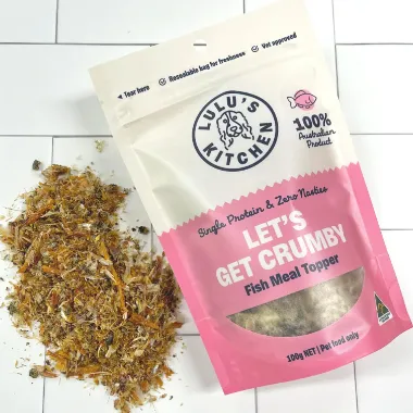Let's Get Crumby Fish Meal Topper 100g