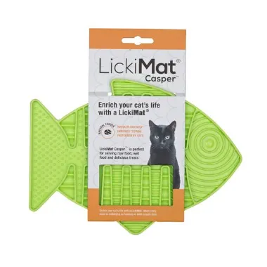 Lickimat Casper For Cats Green
