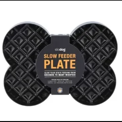 Lickimat Slodog Slow Food Plate Black