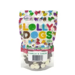Lolly Dogs Carob & Vanilla Drops 350g