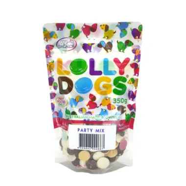 Lolly Dogs Party Mix Drops 350g
