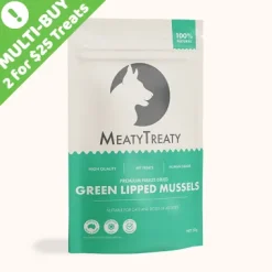 Meaty Treaty Freeze Dried Green Lipped Mussels 50g