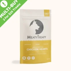 Meaty Treaty Freeze Dried Chicken Heart 100g