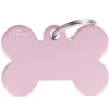 Pet ID Tag Aluminium My Family Basic H'made Bone