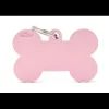 Pet ID Tag Aluminium Pink Bone XL