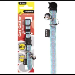 Pet One Cat Collar Nylon Reflective AQ 18-28cm 10mm