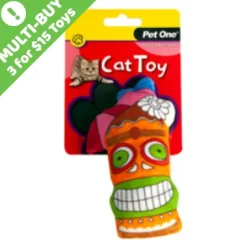Pet One Cat Toy Plush Tiki Drink 14cm