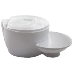 Pet One Deluxe Drinking Fountain With Pump - White