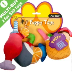 Pet One Doy Toy Puppy Mocktails Assorted