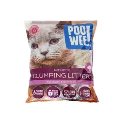 PooWee Clumping Cat Litter Lavendar 7.5kg