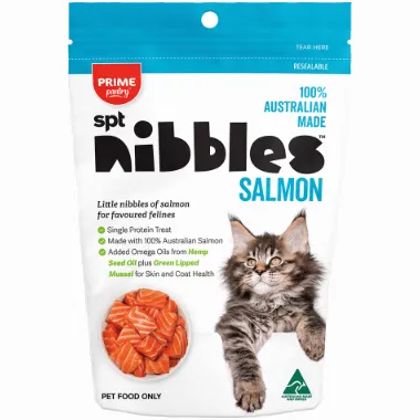 Prime Cat Nibbles Salmon 40g