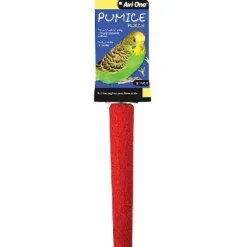 Pumice Bird Perch Red 21cm