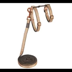 Rogz Urbancat Harness & Lead Set Gold Rush Small