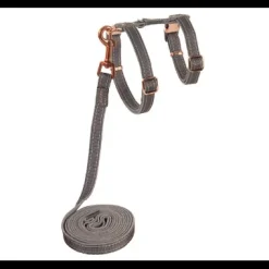 Rogz Urbancat Harness & Lead Set Dove Grey Small