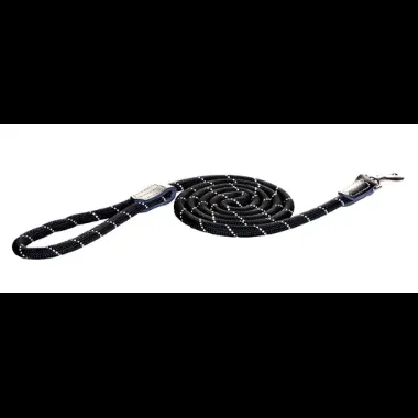 Rope Dog Lead Black 1.8m Thick
